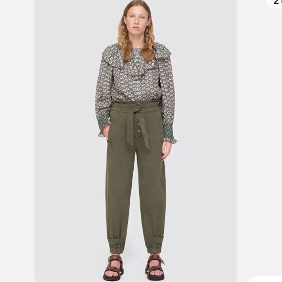 Sea NY New York Layla Army Green Pants Size 0 - Picture 1 of 13